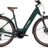 Vélo Electrique CUBE Touring Hybrid ONE 625 Darkgreen´n´green 2023