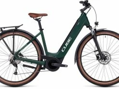 Vélo Electrique CUBE Touring Hybrid ONE 625 Darkgreen´n´green 2023