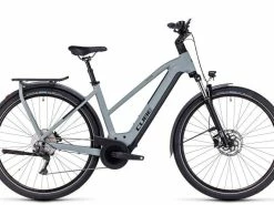 Vélo Electrique CUBE Kathmandu Hybrid ONE 750 Swampgrey´n´black Grey´n´black 2023 Trapèze