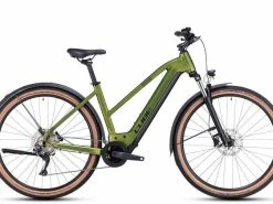 Vélo Electrique CUBE Nuride Hybrid Pro 750 Allroad Shinymoss´n´black 2023