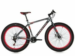 FAT BIKE MOMA BIKES FAT 26 '' SHIMANO 21V ARGENT