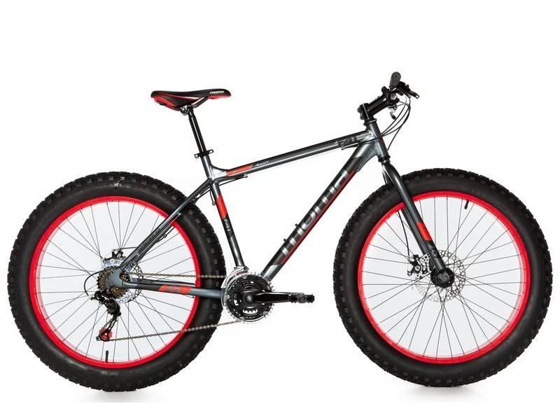 FAT BIKE MOMA BIKES FAT 26 '' SHIMANO 21V ARGENT 1 FAT BIKE MOMA BIKES FAT 26 '' SHIMANO 21V ARGENT