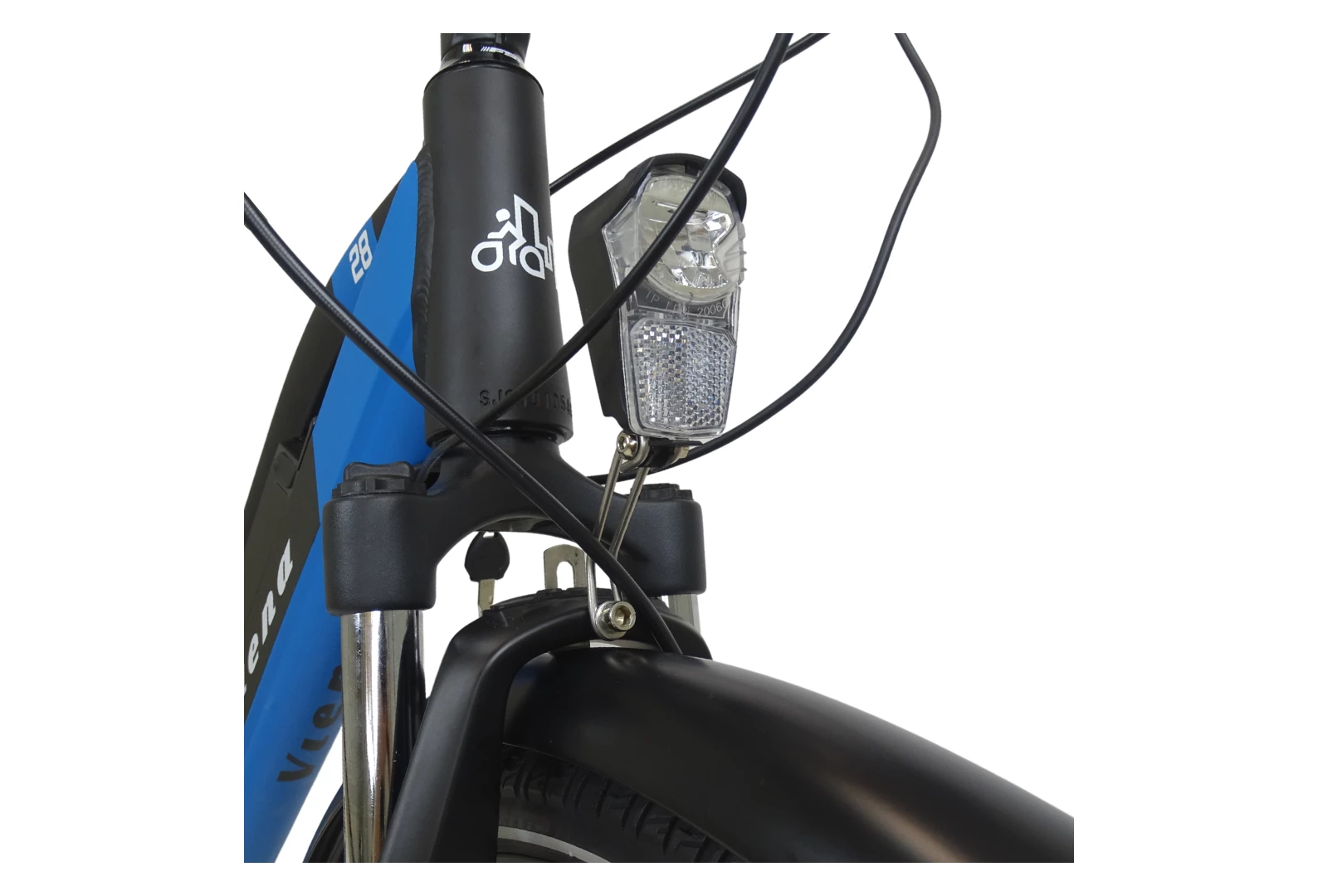 VTC ÉLECTRIQUE URBANBIKER VIENA 26'' TAILLE 45 BLEU - BATTERIE 840 WH MOTEUR 250W 3 VTC ÉLECTRIQUE URBANBIKER VIENA 26'' TAILLE 45 BLEU - BATTERIE 840 WH MOTEUR 250W – Image 3