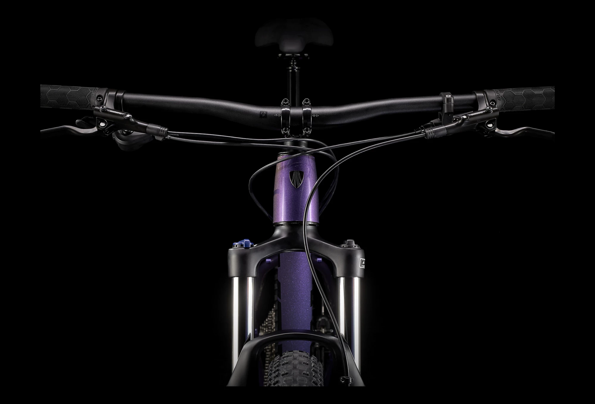 TREK ROSCOE 6 27.5+ SHIMANO DEORE 10V PURPLE FLIP/TREK BLACK 2021 2 TREK ROSCOE 6 27.5+ SHIMANO DEORE 10V PURPLE FLIP/TREK BLACK 2021 – Image 2