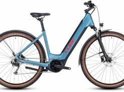 VAE CUBE Nuride Hybrid Performance 625 Allroad Metalblue´n´red 2023